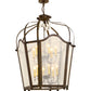 2nd Ave Lighting Citadel 34" Wide 12 Light Pendant in Classic Rust Finish