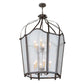 2nd Ave Lighting Citadel 42" 12-Light Rainstone Idalight Lens Oil Rubbed Bronze Pendant Light