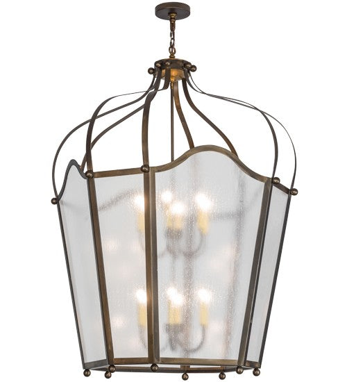 2nd Ave Lighting Citadel 42" Wide 12 LT Pendant in Antique Copper
