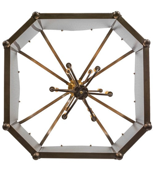 2nd Ave Lighting Citadel 42" Wide 12 LT Pendant in Antique Copper