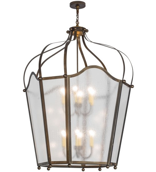 2nd Ave Lighting Citadel 42" Wide 12 LT Pendant in Antique Copper
