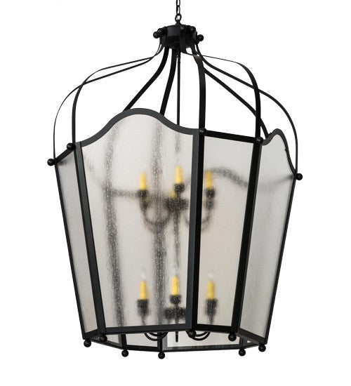 2nd Ave Lighting Citadel 42" Wide 12 LT Pendant in Textured Black Finish