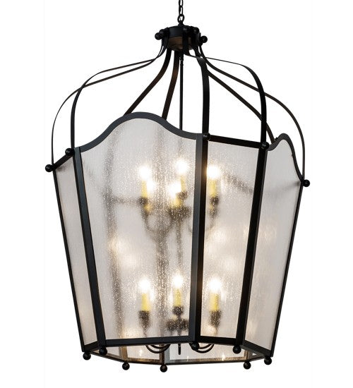 2nd Ave Lighting Citadel 42" Wide 12 LT Pendant in Textured Black Finish