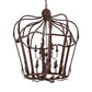 2nd Ave Lighting Citadel 43" Wide 12 Light Pendant in Textured Rusty Nail Finish