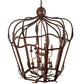 2nd Ave Lighting Citadel 43" Wide 12 Light Pendant in Textured Rusty Nail Finish