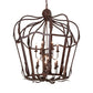 2nd Ave Lighting Citadel 43" Wide 12 Light Pendant in Textured Rusty Nail Finish