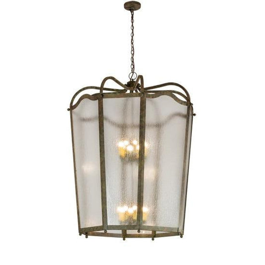 2nd Ave Lighting Citadel 46" Wide 16 Light Pendant in Organic Rust Finish