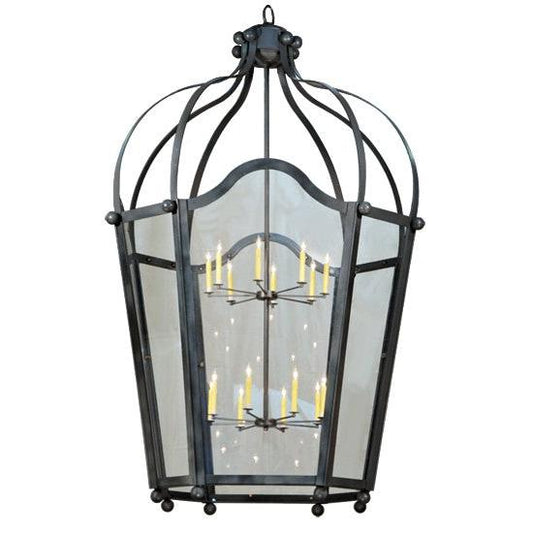 2nd Ave Lighting Citadel 67" Wide 16 LT Pendant in Blackened Pewter Finish