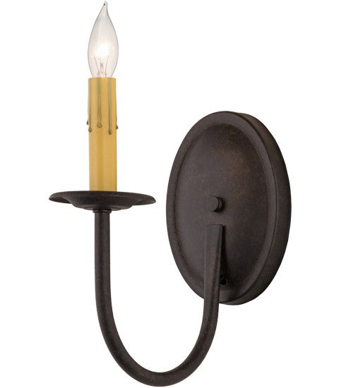 2nd Ave Lighting Classic 5" Wall Sconce in Chestnut Finish