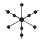2nd Ave Lighting Clayton 36" Wide 9 Light Chandelier in Blackwash Finish