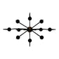 2nd Ave Lighting Clifton 43" 10 LT Oblong Chandelier in Black And Autumn Leaf Finish