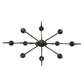 2nd Ave Lighting Clifton 48" Long 10 LT Oblong Chandelier in Cajun Spice Finish