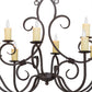 2nd Ave Lighting Clifton 48" Long 10 LT Oblong Chandelier in Cajun Spice Finish