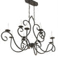 2nd Ave Lighting Clifton 48" Long 10 Light Oval Chandelier