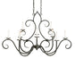 2nd Ave Lighting Clifton 48" Long 10 Light Oval Chandelier