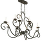 2nd Ave Lighting Clifton 48" Long 10 Light Oval Chandelier
