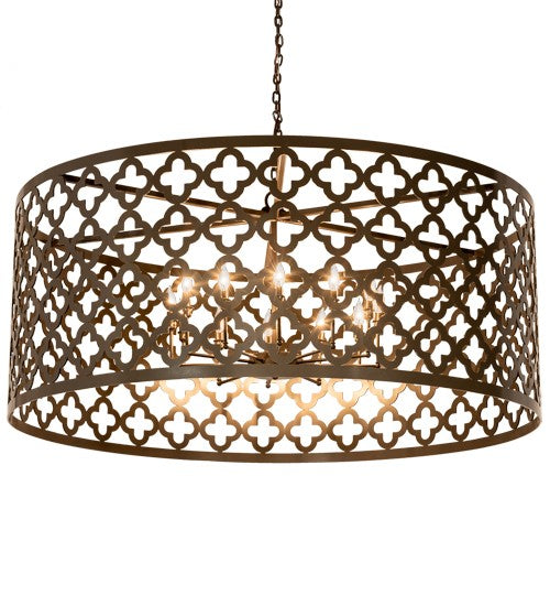 2nd Ave Lighting Clover 60" Wide Pendant in Timeless Bronze Finish
