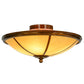 2nd Ave Lighting Commerce 20" Semi-Flushmount in Transparent Copper Finish