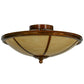 2nd Ave Lighting Commerce 20" Semi-Flushmount in Transparent Copper Finish