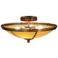 2nd Ave Lighting Commerce 20" Semi-Flushmount in Transparent Copper Finish