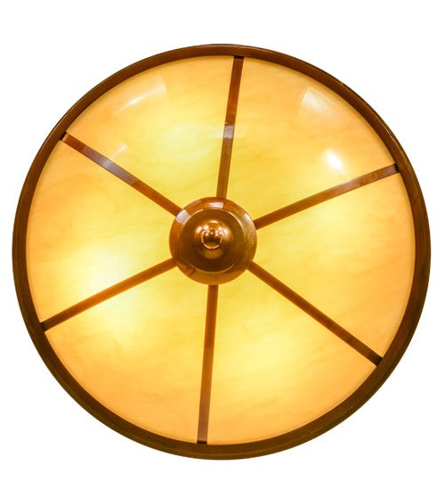 2nd Ave Lighting Commerce 20" Semi-Flushmount in Transparent Copper Finish