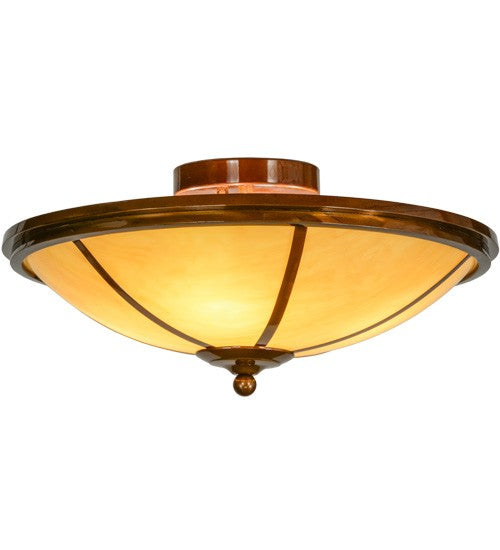 2nd Ave Lighting Commerce 20" Semi-Flushmount in Transparent Copper Finish