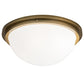 2nd Ave Lighting Commerce 25" Flushmount in Buttered Brass Finish