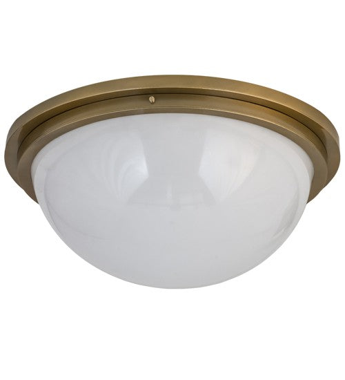 2nd Ave Lighting Commerce 25" Flushmount in Buttered Brass Finish