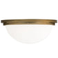 2nd Ave Lighting Commerce 25" Flushmount in Buttered Brass Finish