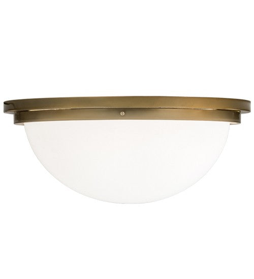 2nd Ave Lighting Commerce 25" Flushmount in Buttered Brass Finish