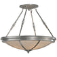 2nd Ave Lighting Commerce 30" Fleshtone Idalight Nickel Semi-Flush Mount Lighting