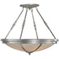 2nd Ave Lighting Commerce 30" Fleshtone Idalight Nickel Semi-Flush Mount Lighting