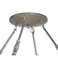 2nd Ave Lighting Commerce 30" Fleshtone Idalight Nickel Semi-Flush Mount Lighting