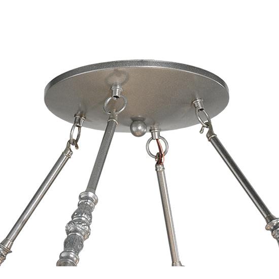 2nd Ave Lighting Commerce 30" Fleshtone Idalight Nickel Semi-Flush Mount Lighting