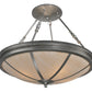 2nd Ave Lighting Commerce 30" Nickel Semi-Flushmount Lighting