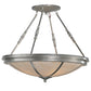 2nd Ave Lighting Commerce 30" Nickel Semi-Flushmount Lighting