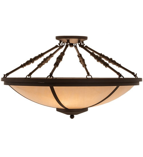 2nd Ave Lighting Commerce 31" Semi-Flushmount in Oil Rubbed BRonze Finish