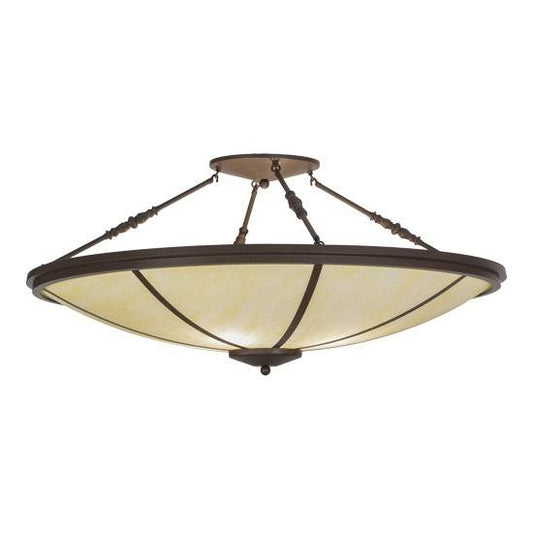 2nd Ave Lighting Commerce 45" LED Semi-Flushmount in Cafe Noir Finish