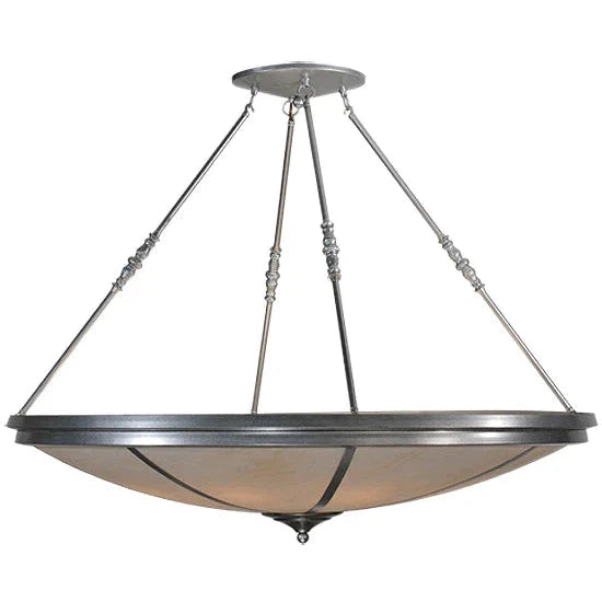 2nd Ave Lighting Commerce 48" Fleshtone Idalight Nickel Semi-Flush Mount Lighting