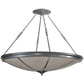 2nd Ave Lighting Commerce 48" Fleshtone Idalight Nickel Semi-Flush Mount Lighting