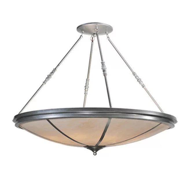 2nd Ave Lighting Commerce 48" Fleshtone Idalight Nickel Semi-Flush Mount Lighting