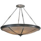 2nd Ave Lighting Commerce 48" Fleshtone Idalight Nickel Semi-Flush Mount Lighting