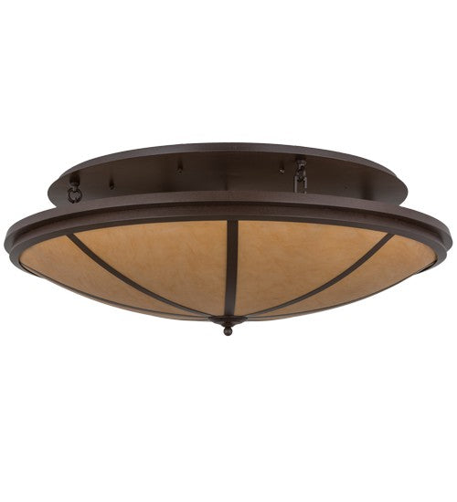 2nd Ave Lighting Commerce 48" Flushmount in Cafe Noir Finish