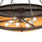 2nd Ave Lighting Commerce 48" Flushmount in Cafe Noir Finish