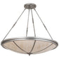 2nd Ave Lighting Commerce 48" Wide Inverted Pendant Nickel Finish
