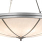 2nd Ave Lighting Commerce 48" Wide Inverted Pendant Nickel Finish