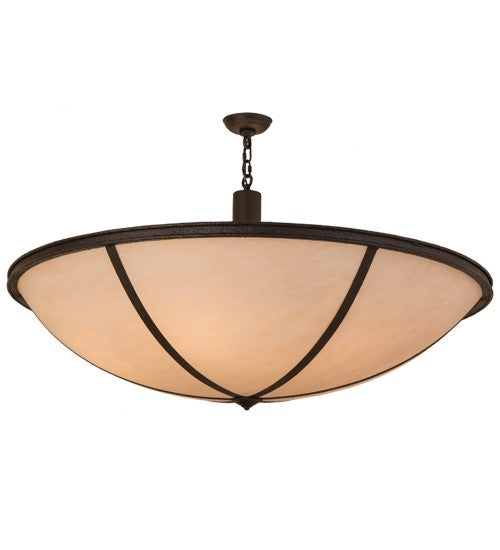 2nd Ave Lighting Commerce 48" Wide Jackson Inverted Pendant in Reticulated Black Finish