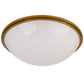 2nd Ave Lighting Commerce 49" Flushmount in Buttered Brass Finish