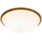 2nd Ave Lighting Commerce 49" Flushmount in Buttered Brass Finish