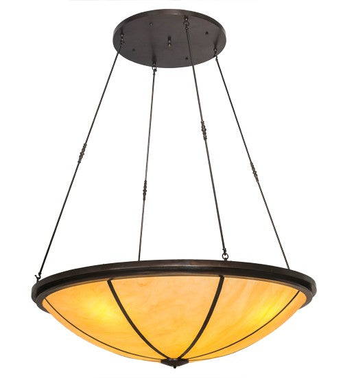 2nd Ave Lighting Commerce 72" Inverted Pendant With Copper Vein Finish